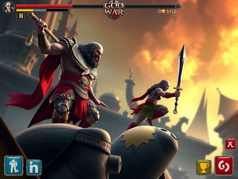 God of War Ascension gameplay on Android device