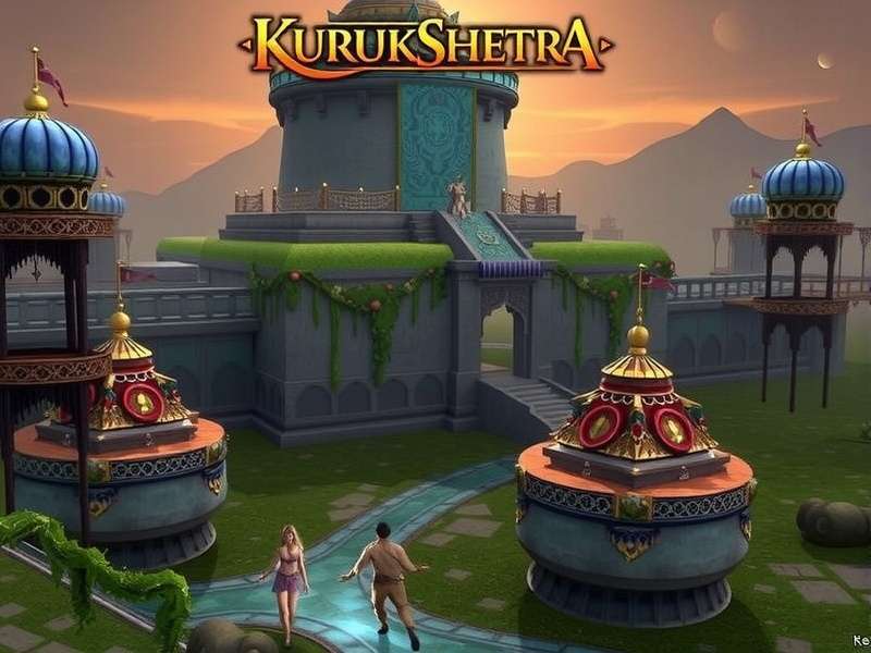 Epic battle scene from Kurukshetra Ascension Game Mode showing mystical warriors and effects