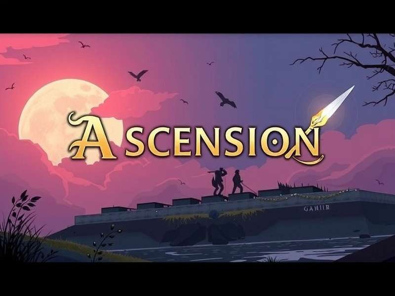 Ascension deck-building game cards and board layout with detailed strategy overlay