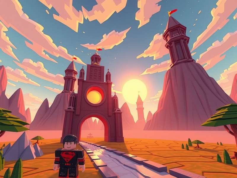 Screenshot of the Celestial Spire zone in the Ascension Roblox game