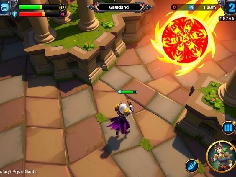 Champions Ascension gameplay screenshot showing intense arena combat