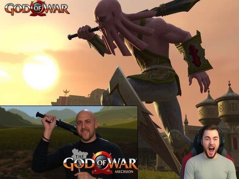 Kratos in God of War Ascension unleashing rage in a brutal combat scene