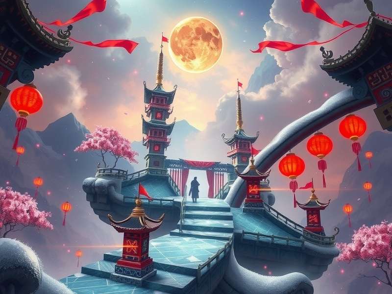 Close-up of detailed fantasy card artwork and tokens