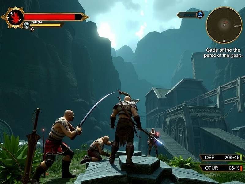 Infographic showing the parry timing window in God of War Ascension combat