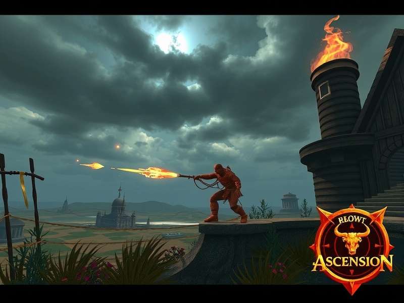 Scorched Ascension gameplay screenshot showing fiery card art and strategic interface