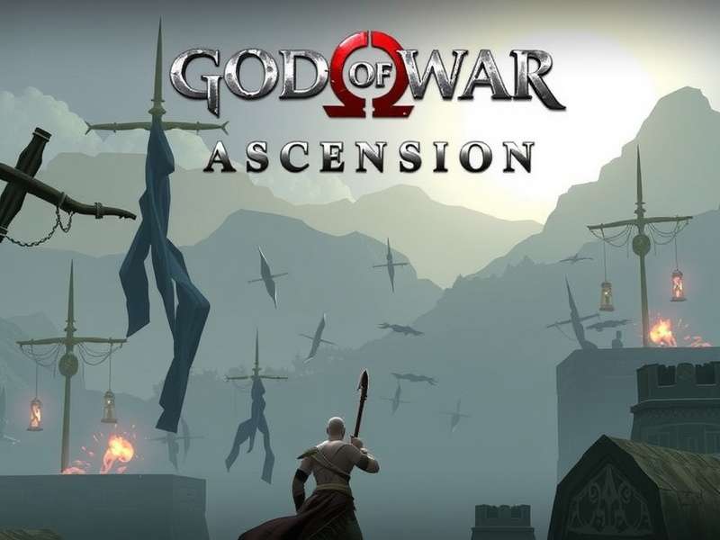 God of War Ascension Gameplay Trailer Screenshot showing Kratos in battle