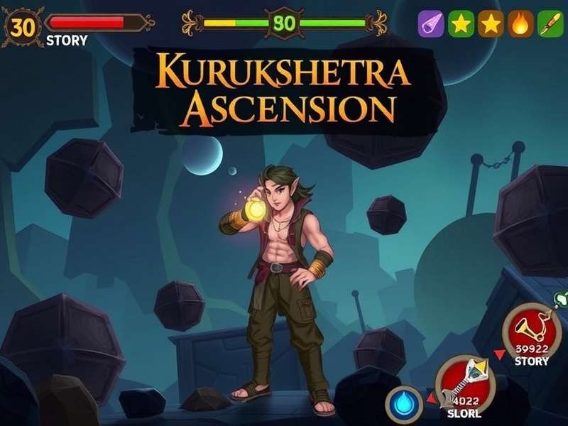 Epic battle scene from Kurukshetra Ascension Story Mode showing Arjuna and Karna in combat