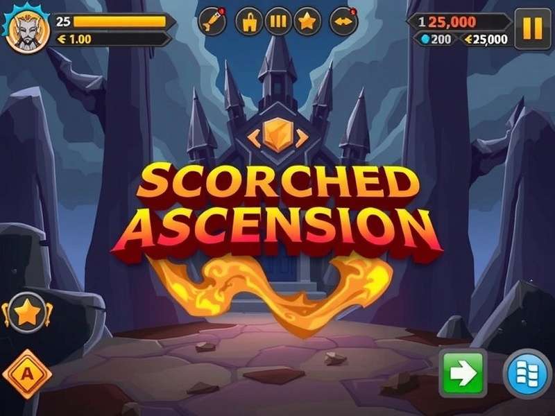 Scorched Ascension card game layout showing fiery new cards and tokens
