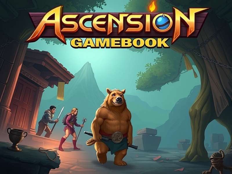 Ascension Gamebook Capybara gameplay showing cards and narrative choices
