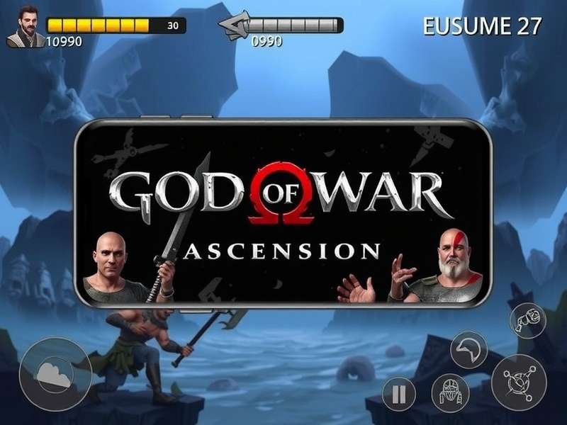 God of War Ascension gameplay on mobile device