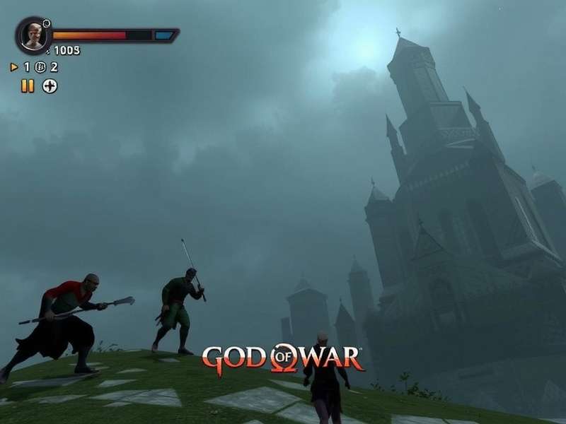God of War Ascension gameplay screenshot showing Kratos in combat