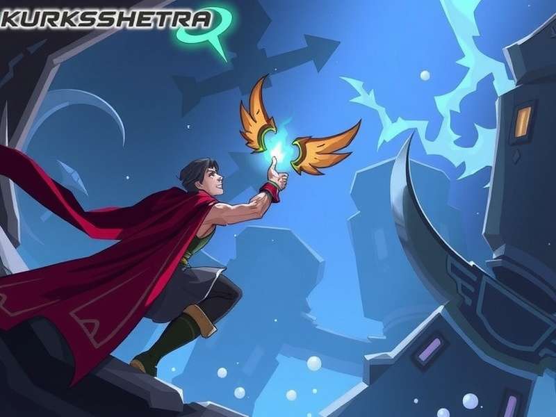 Kurukshetra Ascension Game team fight showing ability effects and coordination