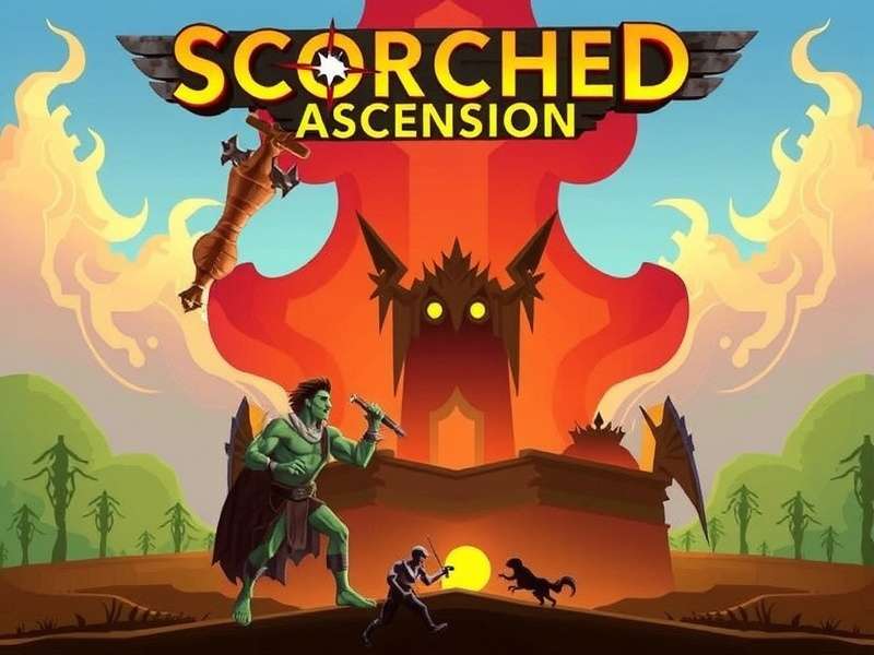 Scorched Ascension gameplay screenshot showing intense combat