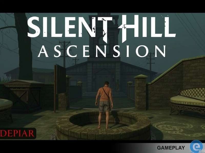 Silent Hill Ascension gameplay screenshot showing eerie environments and characters