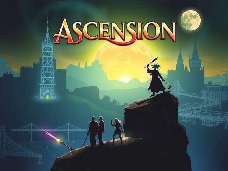 Ascension Game PC gameplay screenshot showing vibrant cards and cosmic board