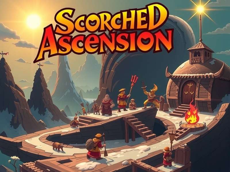 Scorched Ascension Game — fiery ascent through a volcanic citadel