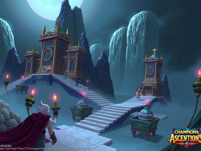 Champions Ascension Game – epic battle arena with champions and ascension magic