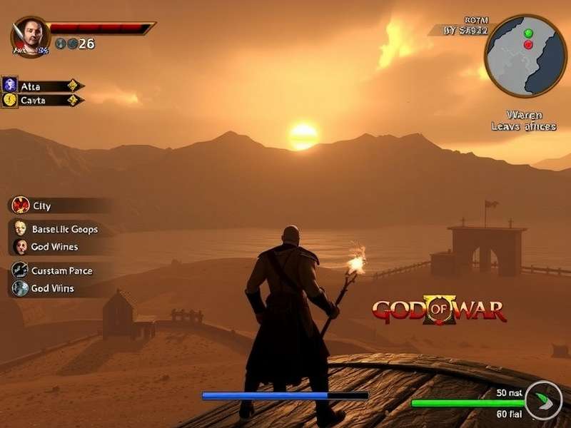 God Of War Ascension Gameplay – Kratos wielding the Blades of Chaos in epic combat
