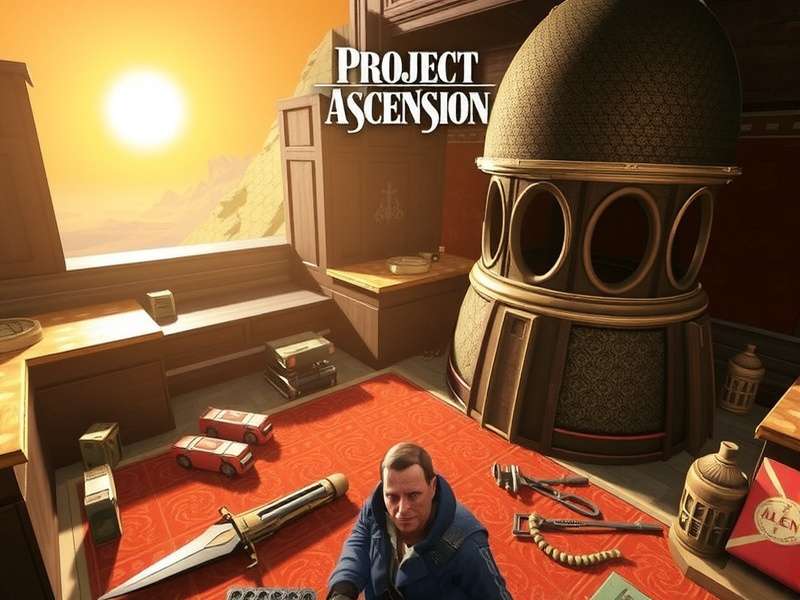 Project Ascension 2025 gameplay screenshot showing dynamic combat and UI