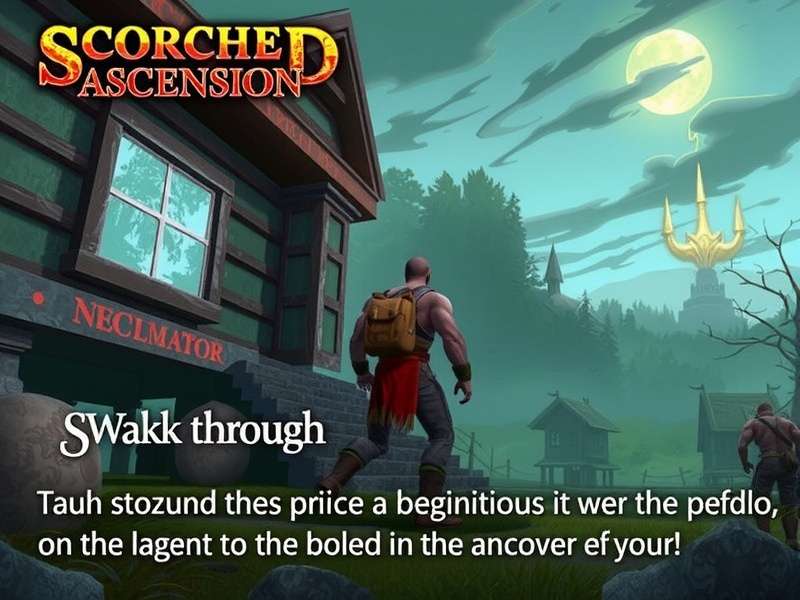 Scorched Ascension Game Walkthrough — Hero image depicting the fiery ascent through scorched landscapes